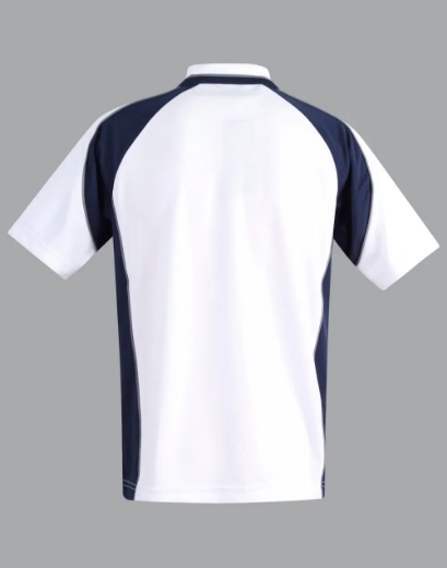 Picture of Winning Spirit, Mens Mini Waffle CoolDry Polo